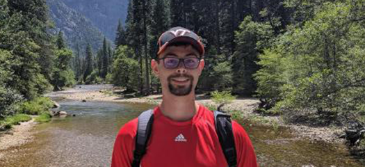 Steven in front of the Merced River in Yosemite