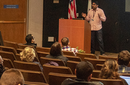 Jay Thiagarajan presents at the BASCD conference