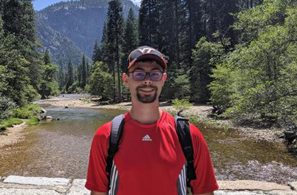 Steven in front of the Merced River in Yosemite