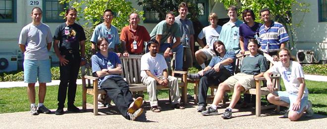 CASC summer students 2002